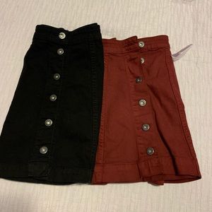 Button Down Skirts